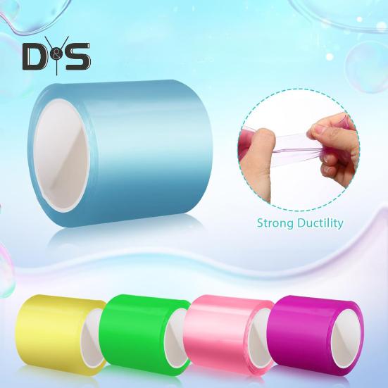 Nano Tape for DIY Bubble Toy 3m Colorful Nano Tape Glow-in-the-Dark Tape Bubble Crafts Tape for Kids Stress Relief Toy Making