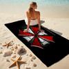 Resident Evil game, Umbrella Corporation, soft beach towel, outdoor camping vacation swimming beach towel, outdoor absorbent bath towel, Q11