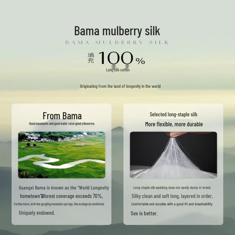Mengjie New Mulberry Jacquard Silk Quilt