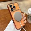 Luxury Laser Camera for Magsafe Cover for 17 16 15 14 13 12 Pro Max 17 ProMax Large Window Matte Magnetic Phone Cover