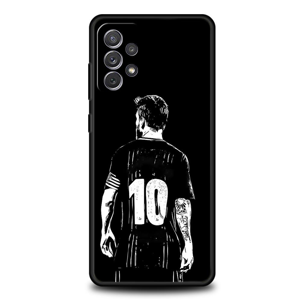 Football 10 Player Phone Case for Samsung Galaxy A55 A35 A17 A07 A15 A13 A25 A51 A71 A72 A73 A32 A52 A52S A41 5G Soft TPU Shell