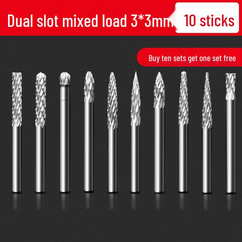 

Набір твердосплавних роторних фрез для шліфування металу, дерева та сталі