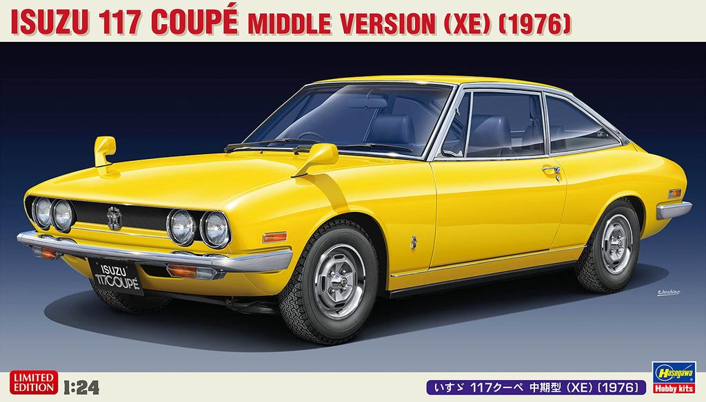 Hasegawa Isuzu 117 Coupe Model Plastic Model 20599 1/24 Mid-term (XE) (1976)