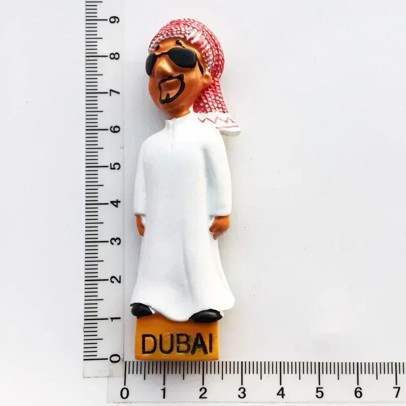 Dubai Turistic Suveniruri Magneți de Frigider Turnul Khalifa Arabia Saudită Frigider Magnet Comemorativ Autocolante Home Decoration