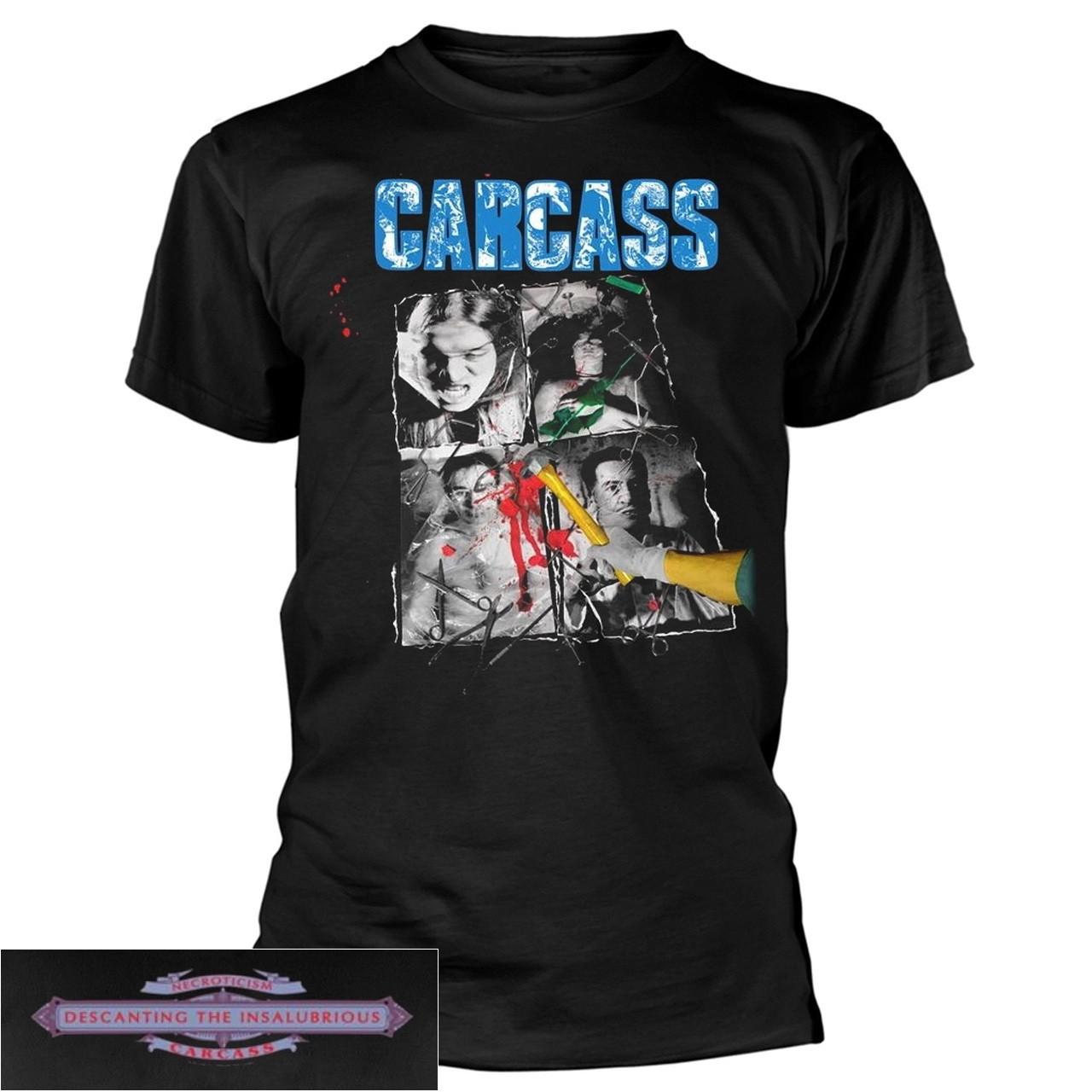 Carcass Necroticism Shirt SXXL Death Metal T-shirt Official Band Tshirt L