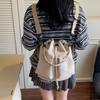 Wielofunkcyjna torba na ramię o dużej pojemności damski plecak ze ściągaczem wielokieszeniowa torba crossbody