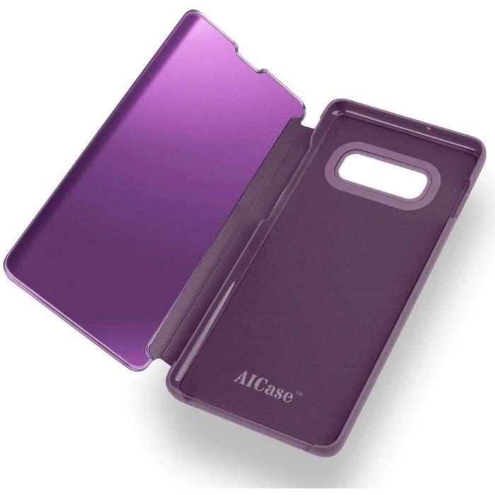 Hülle - LittleMonkey - Samsung Galaxy s10E - Klappständerhülle - Flexibel - Lila