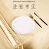 200x140cm Smooth Satin Tablecloth Rectangle Table Cover Silk Smooth Fabric Champagne Party Table Cloth Wedding Party Decoration