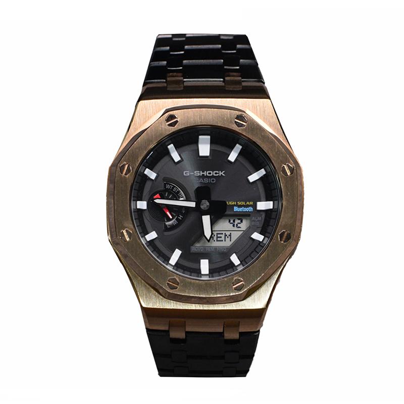 

CASIO Men Liquid Crystal,Analog Dual Display Series 44mm Black Watch GA-B2100-1A1(Watch3--) Ares