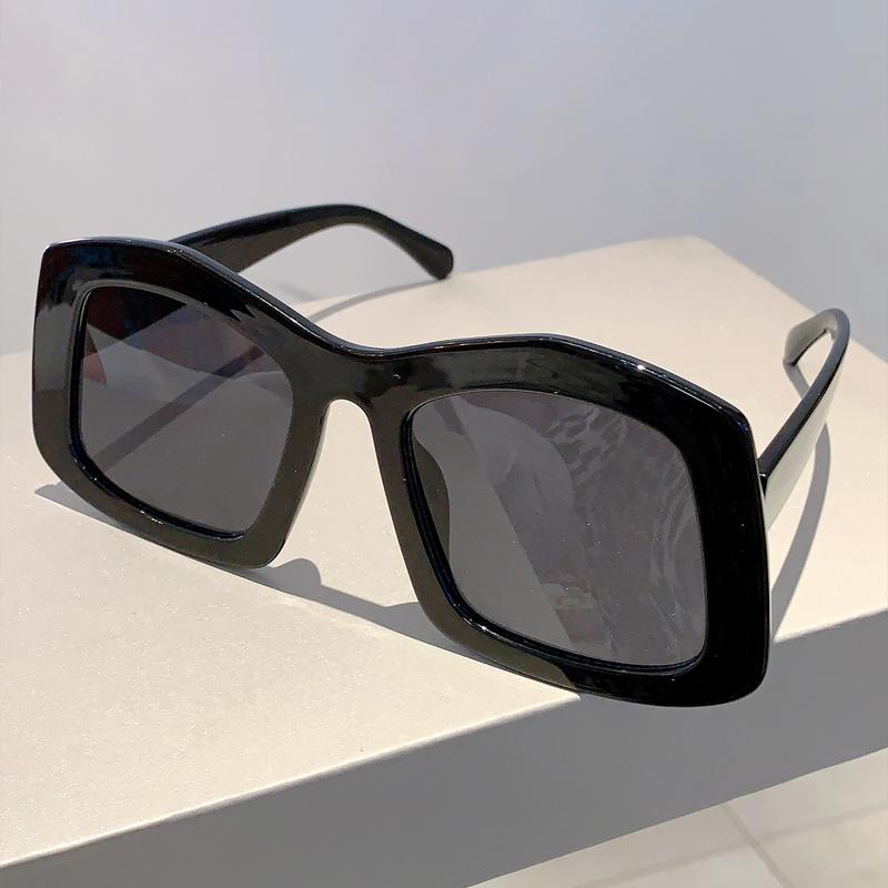 Oversized Irregular Sunglasses New Gradient Candy Color Women Shades Ins Trendy Brand Designer Outdoor Travelling Eyewear