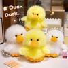 Cute Fluffy Yellow Duck Plush Toy - Children's Companion Gift