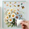 Static Window Clings Flower Butterfly Bee Wall Sticker Self Adhesive Removable Vinyl Decal