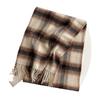 Selected 100 Small Wool Scarves Autumn and Winter Classic Plaid Scarves Unisex Warm Scarves