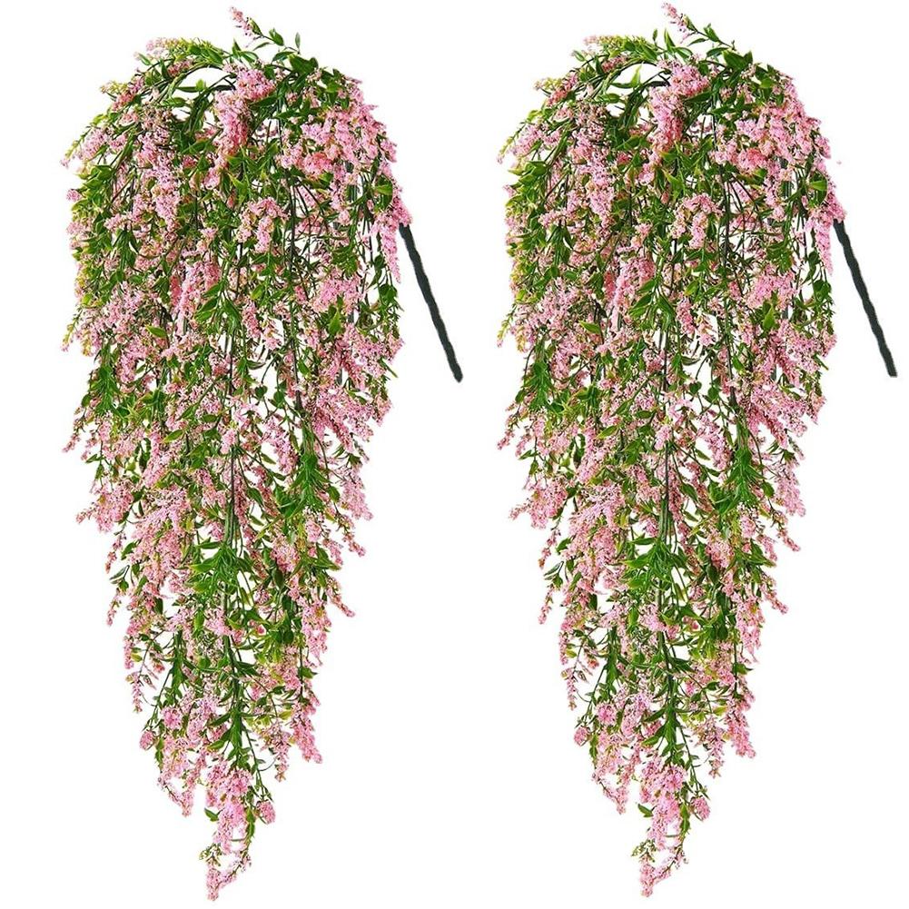 Artificial Flower Vine Faux Plants Wisteria Decoration