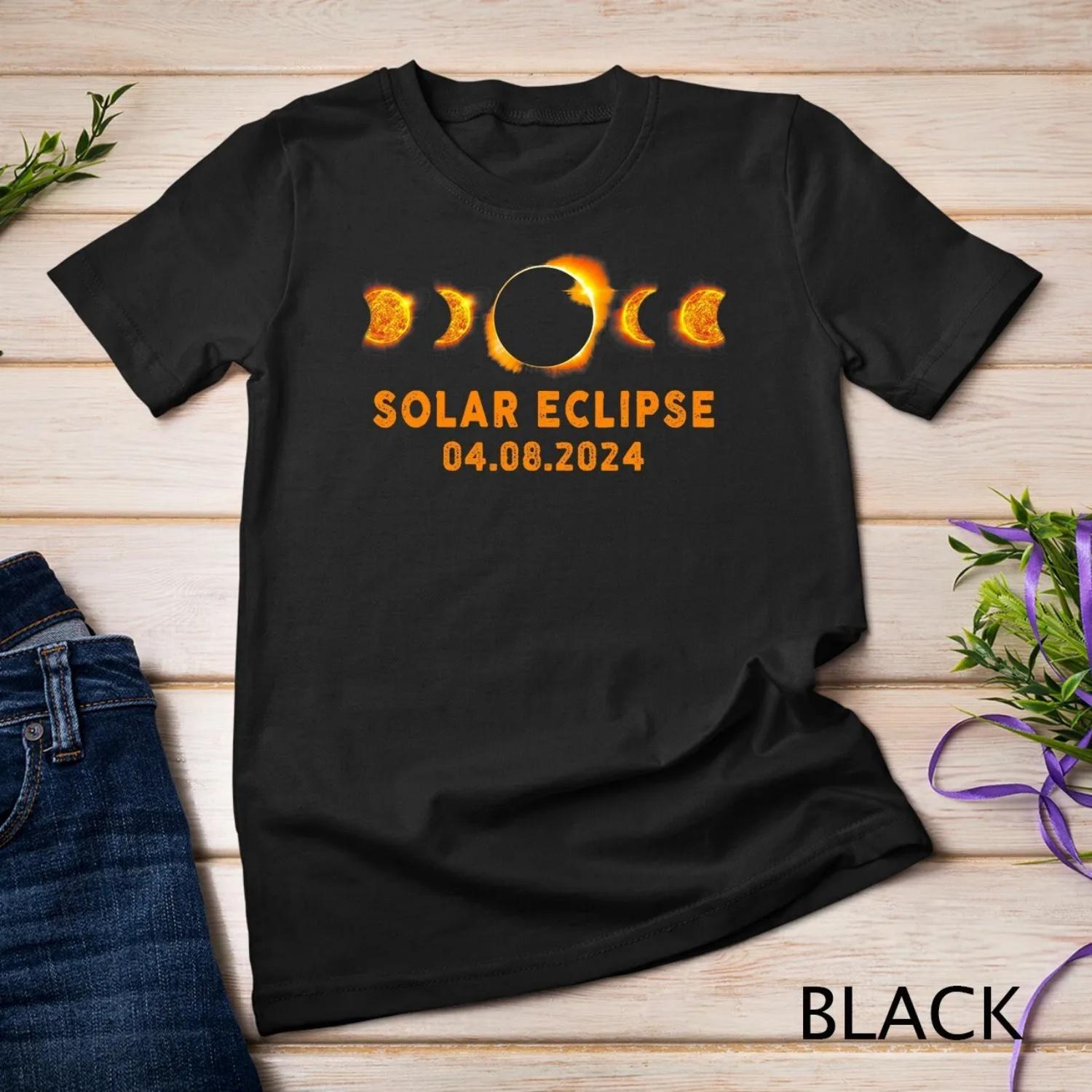 Total Solar Eclipse April 8 2024 T Shirt S