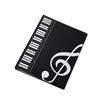 A4 Material Guitar Score Book Folder, Student Insert Sheet Music Book Folder