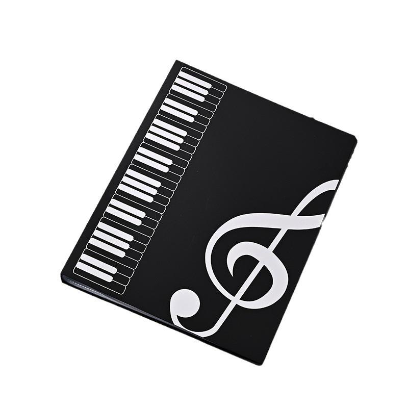 A4 Material Guitar Score Book Folder, Student Insert Sheet Music Book Folder