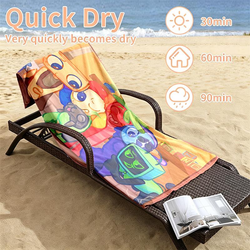 Dandys world Beach towels also serve as bath towels summer essential a musthave for the outdoors the beach and the pool