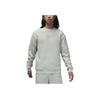 Jordan Solid Color Crew Neck Casual Long Sleeve Sweatshirt Men sweatshirt Light-Silver FJ7789-034