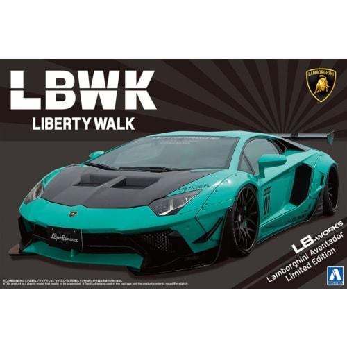 Aoshima Bunka Kyozai (AOSHIMA) 1/24 Liberty Walk Series No. 21 LB Works Lamborghini Aventador Limited Edition Ver. 2 Plastic Model