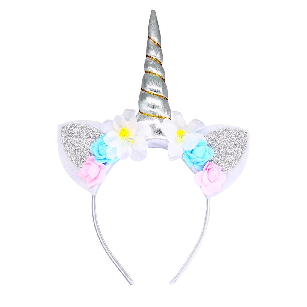 Unicorn princess accessories set, linking crown necklaces, headbands, girls' princess dress accessories, cross-border foreign trade