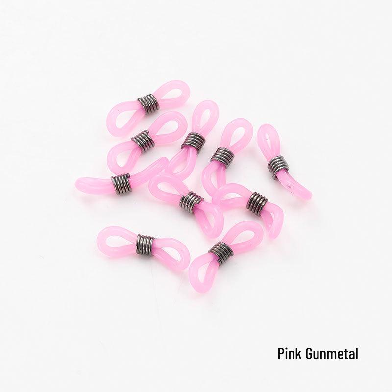 Lanț colorat din silicon pentru ochelari - Anti-alunecare, Anti-pierdere, Accesoriu pentru mască și ochelari cu cataramă de conectare