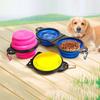 Collapsible Foldable Dog Bowl TPE Puppy Food Container Portable Dog Feeder Dish  Dog
