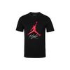 Camiseta de Manga Curta de Basquete Air Flight Masculina Tops Preto AO0665-010