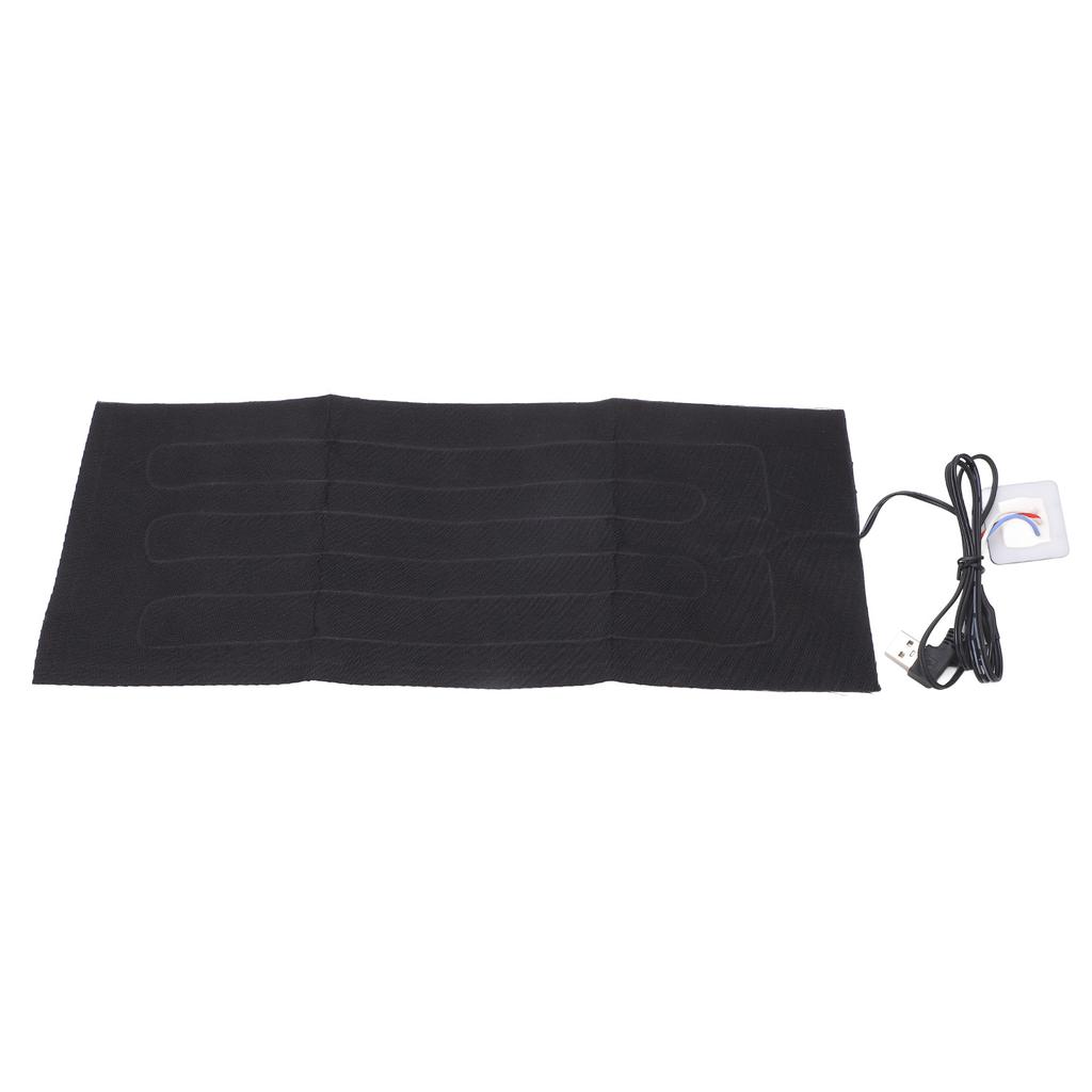USB Heating Pad Mat 3 Gear Portable Multifunctional Safe Waterproof Stable Electric Heated Cloth