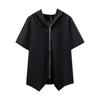 Plus-size Women's Short-sleeved Hooded Top Summer New Design Short-sleeved T-shirt