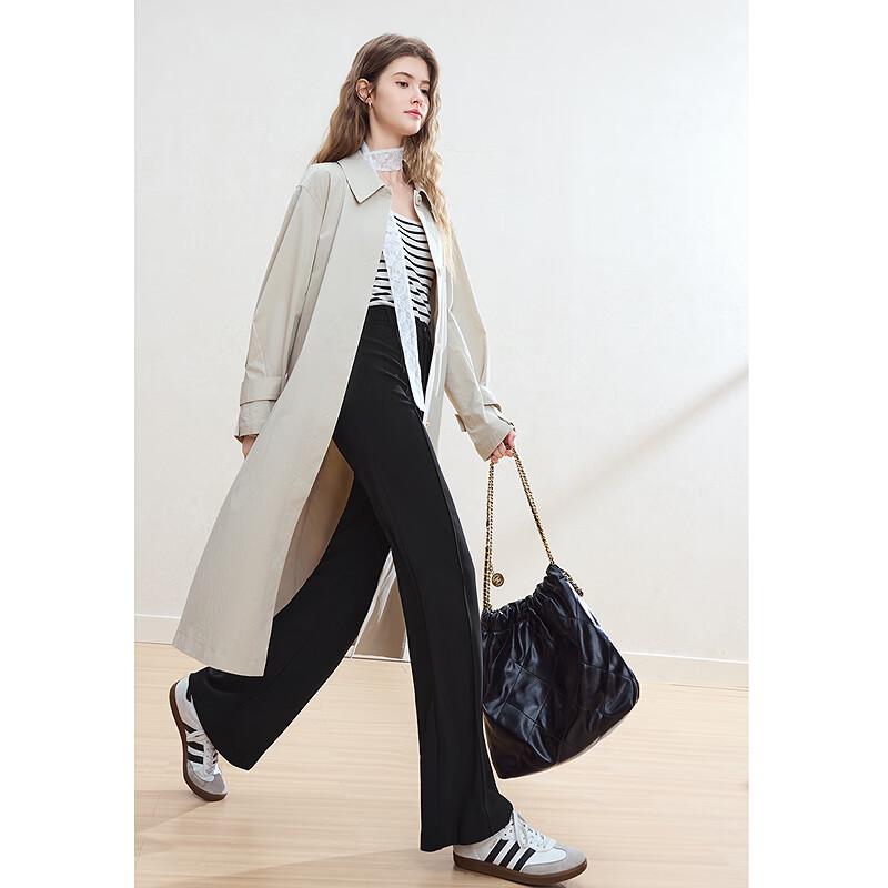 Betu Women's High-Waisted Slim Fit Flared Casual Pants