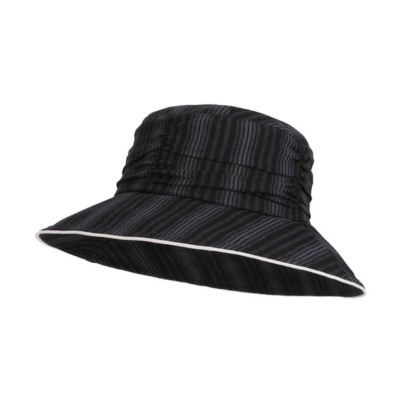 Summer Pleated Sun Hat Women's Big Brim Fisherman Hat Outdoor Travel Sun Hat