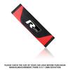 T281/2PCS Color Blocked Leather Car Seat Belt Shoulder Pad Protection Accessories Valve Cap For Volkswagen Golf Passat MK4 Jetta B6