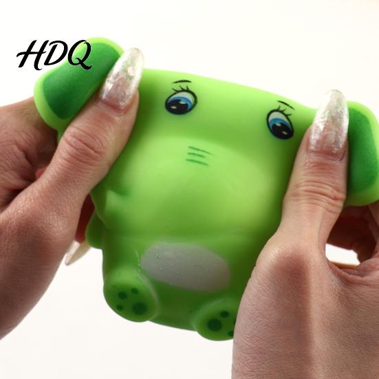 TPR Stress Ball Mini Elephant Squeeze Toy Cartoon Sensory Fidget Anxiety Relief Soft Animal Pinch Anti-stress