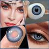 Eyeshare Colored Contact Lenses Blue Eye Makeup Contact Lenses Annual Comfort Green Colored Contact Lenses Gray Natural Colored Soft Lenses 1 Pair
