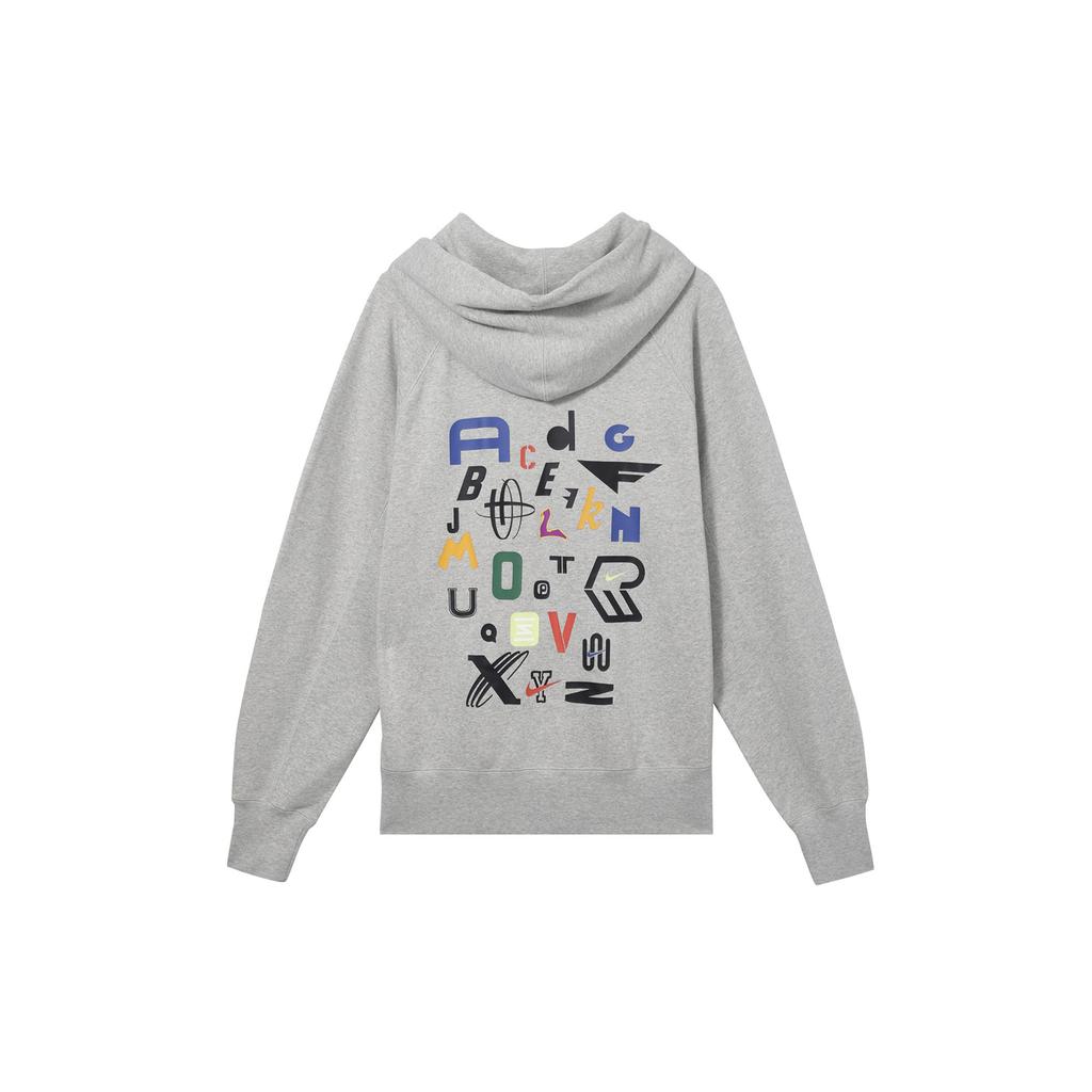 Nike Sweatshirts Unisex Gray Hooded Moderate Regular FZ5738-050