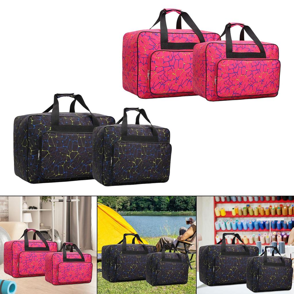 2Pcs Sewing Machine Storage Bag Carrying Bag Outdoor for Scissors Home Sewing Machine Carrying Case Handbag Yarn Storage Holder