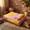 Removable Cover Multiseason Resting Mat | Anti-dampness Base, Cushioned Pet Mat,