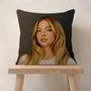 Actor Sydney Sweeney  Cushion Cover Inches Farmhouse Decor Home Throw Pillow Covers for Couch Decorations