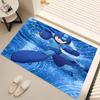 1pc Cartoon Rockman Game Megaman Print Area Rug - Soft, Washable Non-Slip Indoor Mat, Living Room, Home Office Decorative Rug,Office Decorative