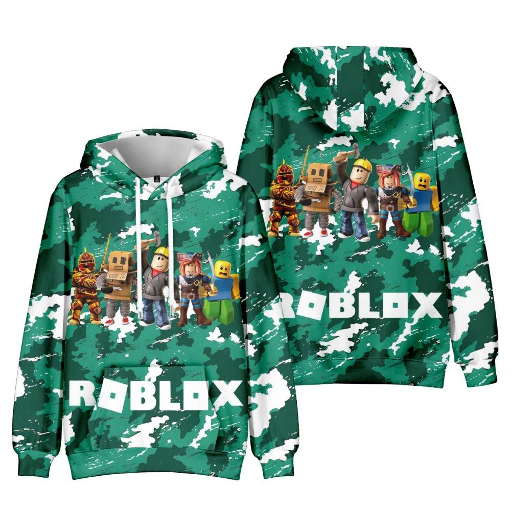 Spiel Kreativ Cartoon Trendig 3D Druck Anime Peripherie Kapuzensweatshirt Hoodie für Männer und Frauen Geschenke 14 Farben