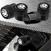 4Pcs Metal Car Styling Tire Valve Caps Tyre Wheel Stem Air Valve Cover For Vauxhall Astra H J G Vectra C Insignia Zafira Corsa