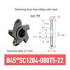 45° Dual-Sided V-Type Chamfer Milling Cutter Head