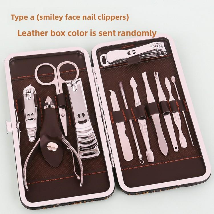 Creative Cartoon Nail Clipper Set With Carbon Steel Blades For Home Manicure And Gift Use