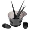 Complete Hair Dyeing Kit: Brushes, Mixing Bowl & Color for Perfect Results