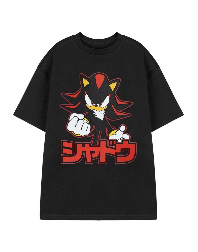Sonic the hedgehog short sleeved tshirt unisexs black official merch M