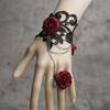 Amy Mi Lace New Accessories Elegant Accessories Flocking Camellia Fashion Finger Ring Retro Lolita Bracelet