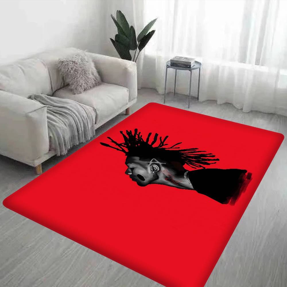 Rapper Playboi Carti I am Music Floor Mat Rectangle Anti-slip Home Soft Badmat Front Door Indoor Outdoor Mat Hotel Decor Mat