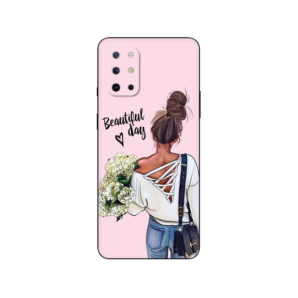 For OnePlus 8 Case For OnePlus 8 Pro Case For OnePlus 8T Case Silicon Phone Back Cover For One Plus 8 T 8Pro 5G Black Tpu Case