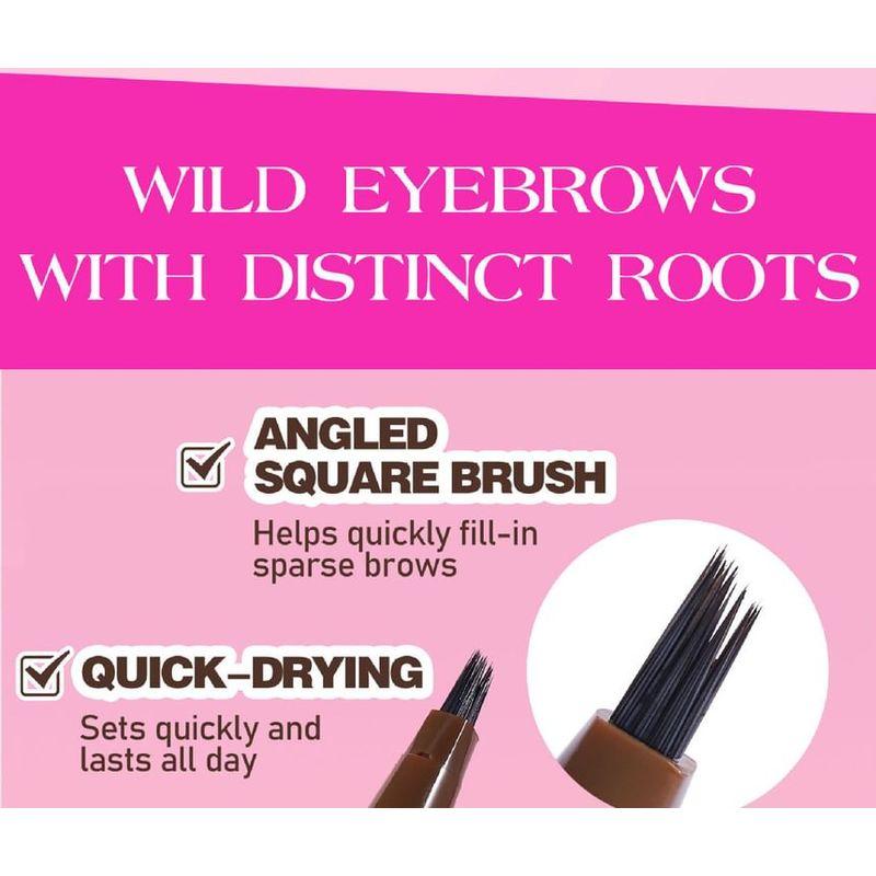 HANDAIYAN - Wild Waterproof Liquid Brow Pen - 5 Colors